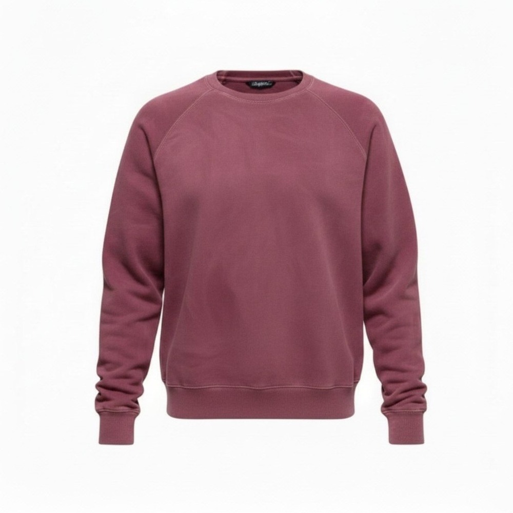 Chubbies Sweatshirt Mens Small Pink The Cozy Rosy Pebble Wash Comfort Crewneck
